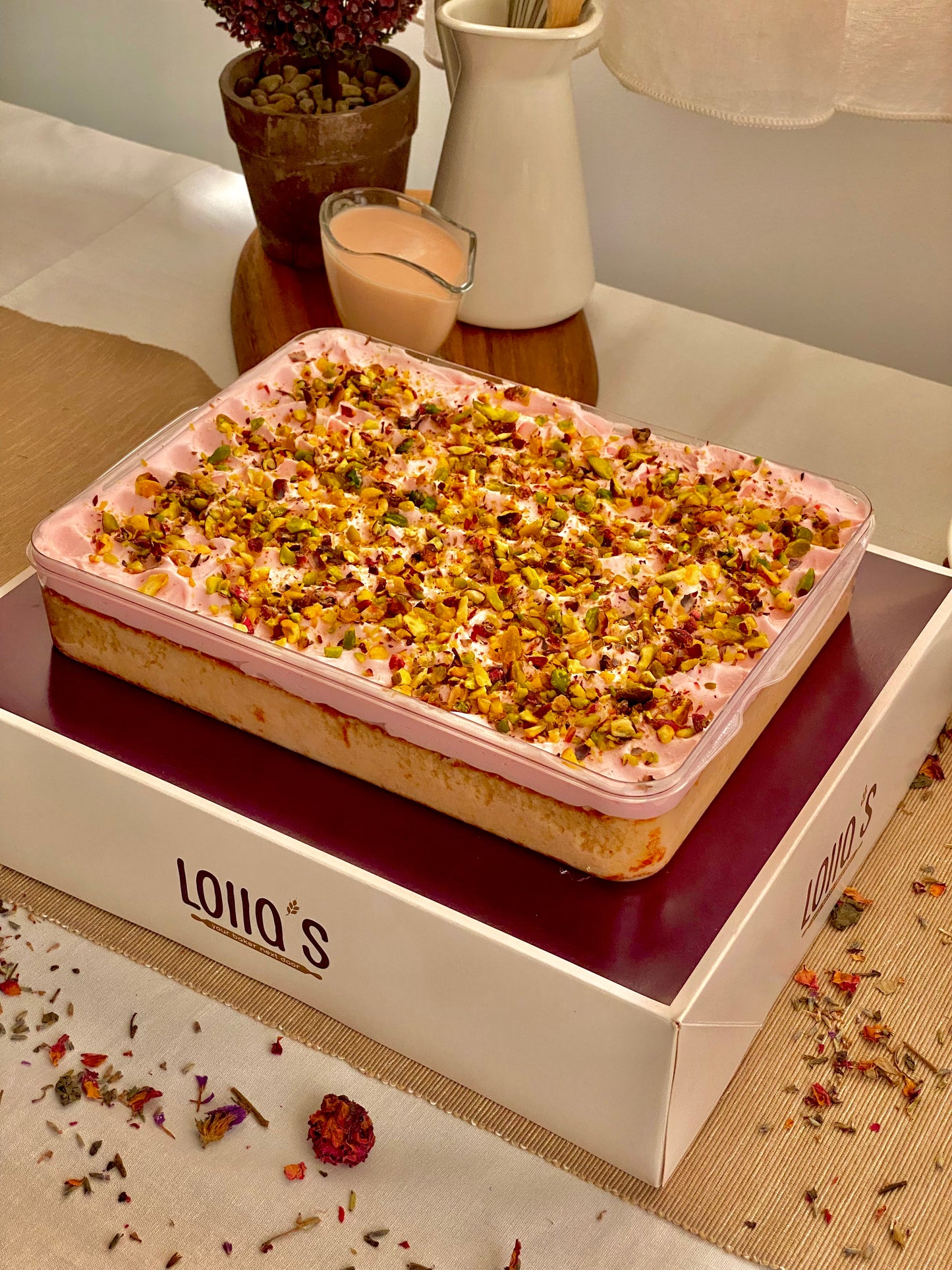 Rose Water Tres Leches