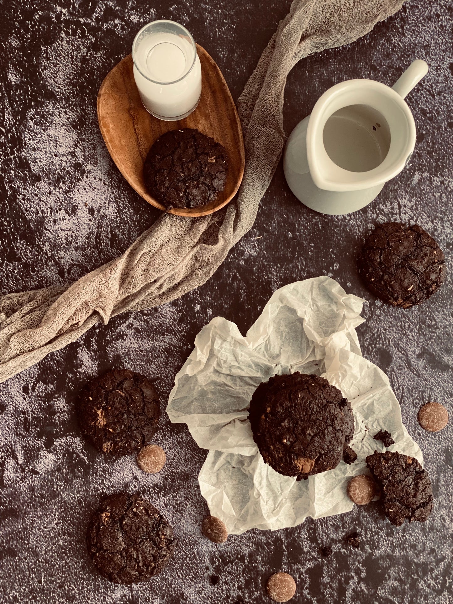 Double Chocolate Chip Cookies