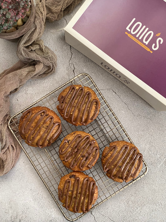Chocolate Chip Cookies stuffed with Hazelnut Spread